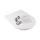 Сидіння для унітаза Qtap (Swan, Jay) з мікроліфтом Slim QT1699SC5176W, фото 8