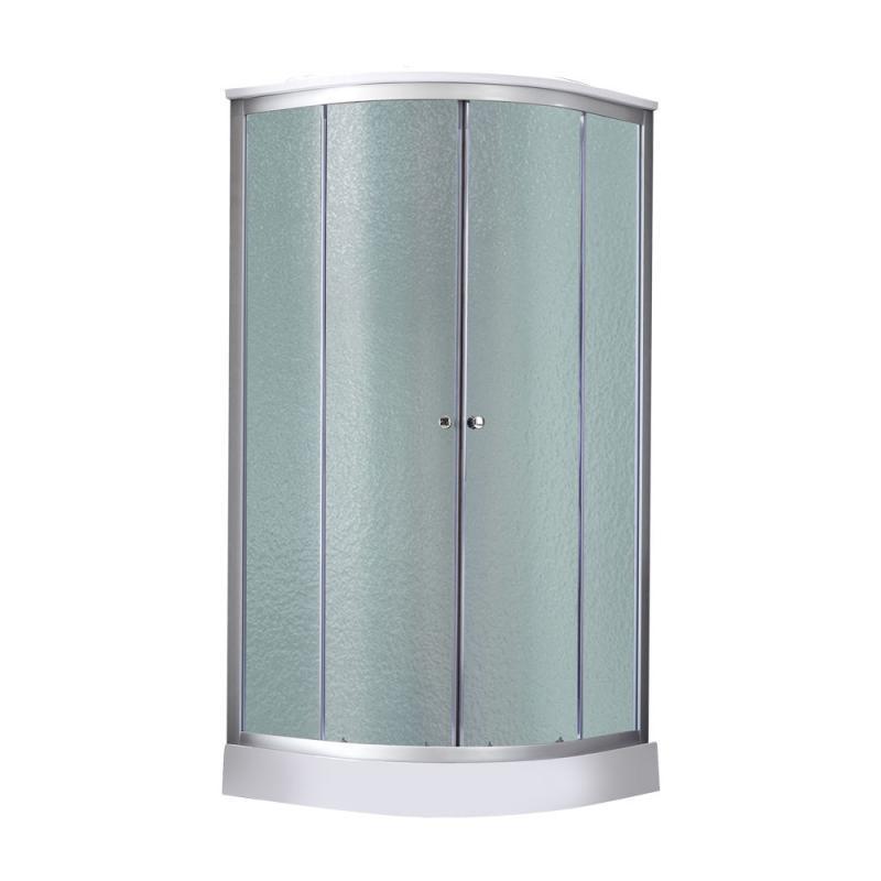 Душовий бокс Lidz Tani SB90x90.SAT.LOW.FR, скло Frost 4 мм, фото 1