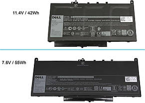 Оригінальна акумуляторна батарея до ноутбука Dell Latitude 7270 7470 E7270 E7470 - 7CJRC, фото 5