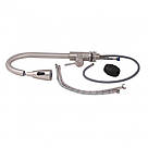 Змішувач для кухні Lidz Aria 015FL з висувним виливом (k35) LDARI015FLNKS34945 Nickel, фото 6