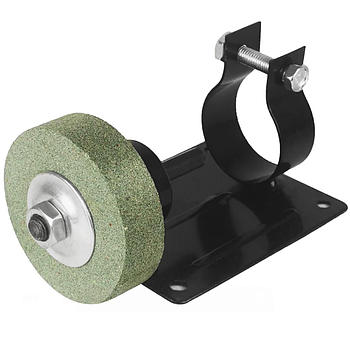 Настільна насадка на дриль з точильним каменем / Насадка точилка на дриль / Стійка тримач для дриля
