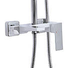 Душова система універсальна Qtap Gemini на три споживача (з виливом) QTGEM111CRW45687 Chrome/White, фото 4
