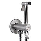 Набір для гігієнічного душу Lidz Aria 111 Nickel LDARI111NKS46105 округлий, фото 3