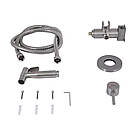 Набір для гігієнічного душу Lidz Aria 111 Nickel LDARI111NKS46105 округлий, фото 6