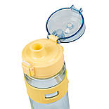 Пляшка для води Yes Fusion 550 мл, блакитна, фото 2