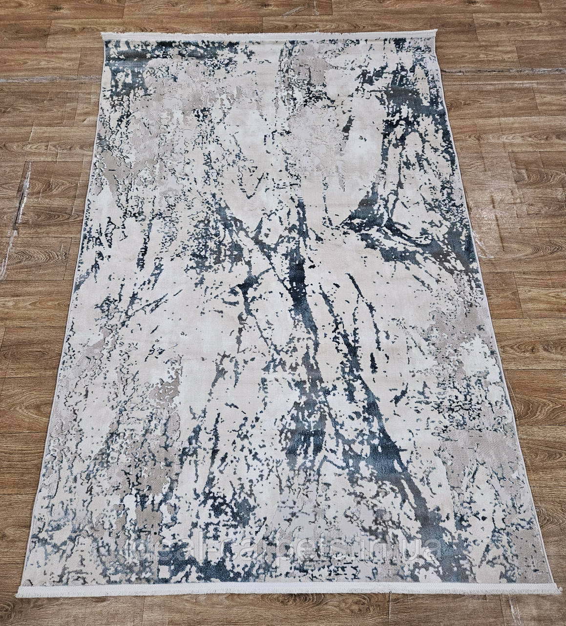 Килим Lexa 2х3м Grey 0553 Бірюзовий