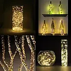 Світлодіодна гірлянда, 10м на батарейках, статичний режим + батарейки у ПОДАРУНОК, фото 2