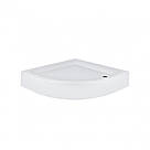 Набір Lidz душова кабіна Latwa SC80x80.SAT.LOW.GR, скло тоноване 4 мм + піддон Kupala, фото 5