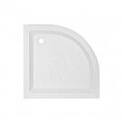 Набір Lidz душова кабіна Latwa SC80x80.SAT.LOW.GR, скло тоноване 4 мм + піддон Kupala, фото 3