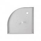 Набір Lidz душова кабіна Latwa SC80x80.SAT.LOW.GR, скло тоноване 4 мм + піддон Kupala, фото 4