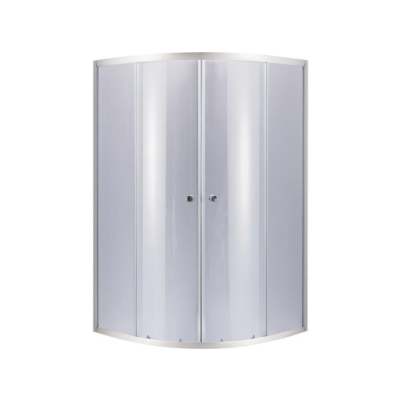 Душова кабіна Lidz Latwa SC90x90.SAT.HIGH.GR, скло тоноване 4 мм без піддона, фото 1