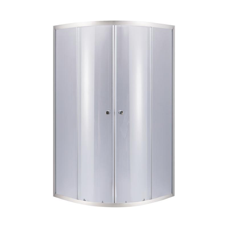 Душова кабіна Lidz Latwa SC90x90.SAT.LOW.GR, скло тоноване 4 мм без піддона, фото 1