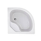 Душова кабіна Latwa SC90x90.SAT.HIGH.GR полукругла, скло тон 4 мм + Душовий піддон KAPIELKA ST90x90x41, з, фото 9