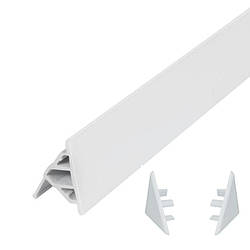 Набір декоративні планки для піддону та ванни (2x2м) + 2 ковпачки Qtap WCS022