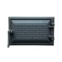 Дверцята чавунна піддувальна "Замкова" 26х17 см