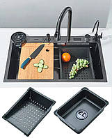Багатофункціональне мийка для кухні / врізна раковина / кухонна раковина MA-652 (3586)