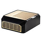 Настільна манікюрна витяжка Teri Diamond чорна (решітка золото), фото 2