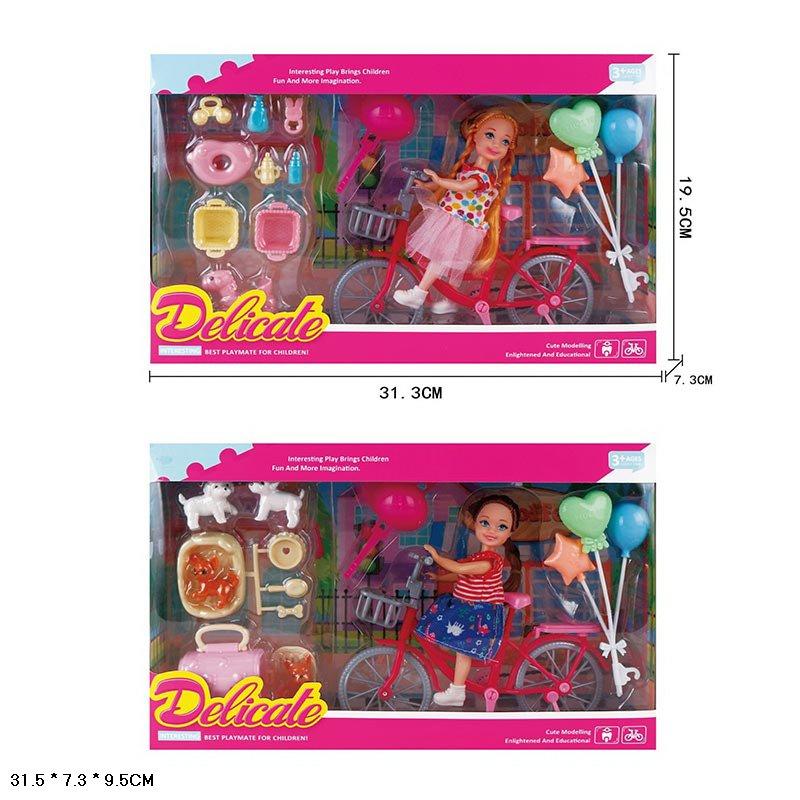 Лялька L5-39 мальованої обличчя 2 види з аксесуарами, фото 1