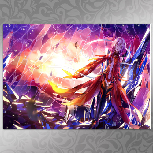 Плакат аніме Вінець грiхiв А4 | Guilty Crown 011, фото 1