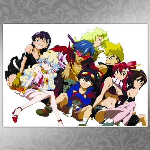 Плакат A4 Аніме Gurren Lagann 005, фото 1