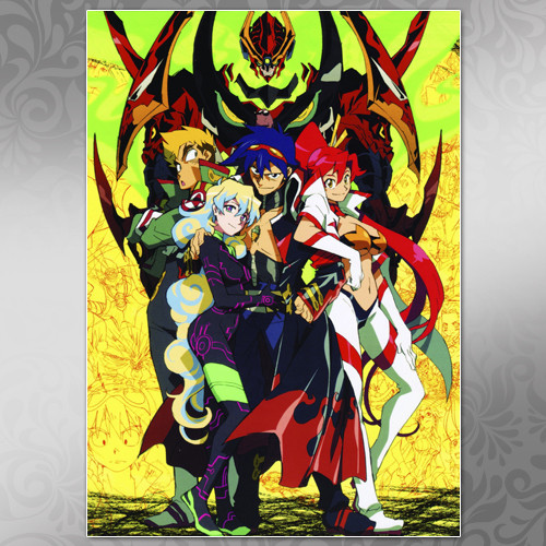 Плакат A3 Аніме Gurren Lagann 009, фото 1