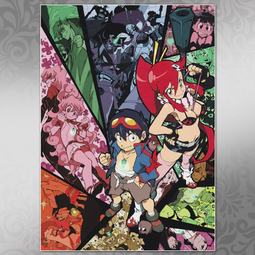 Плакат A4 Аніме Gurren Lagann 017, фото 1