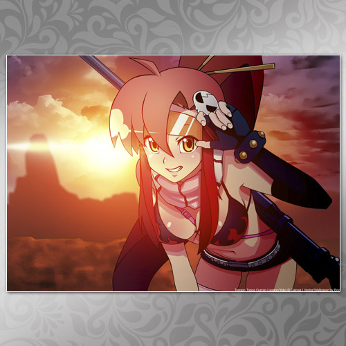 Плакат A3 Аніме Gurren Lagann 022, фото 1