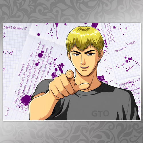 Плакат A3 Аніме GTO Great Teacher Onizuka 002, фото 1