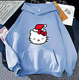 Жіноче худі з новорічним принтом Hello Kitty, фото 5