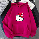 Жіноче худі з новорічним принтом Hello Kitty, фото 8