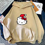 Жіноче худі з новорічним принтом Hello Kitty, фото 9