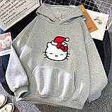 Жіноче худі з новорічним принтом Hello Kitty, фото 11
