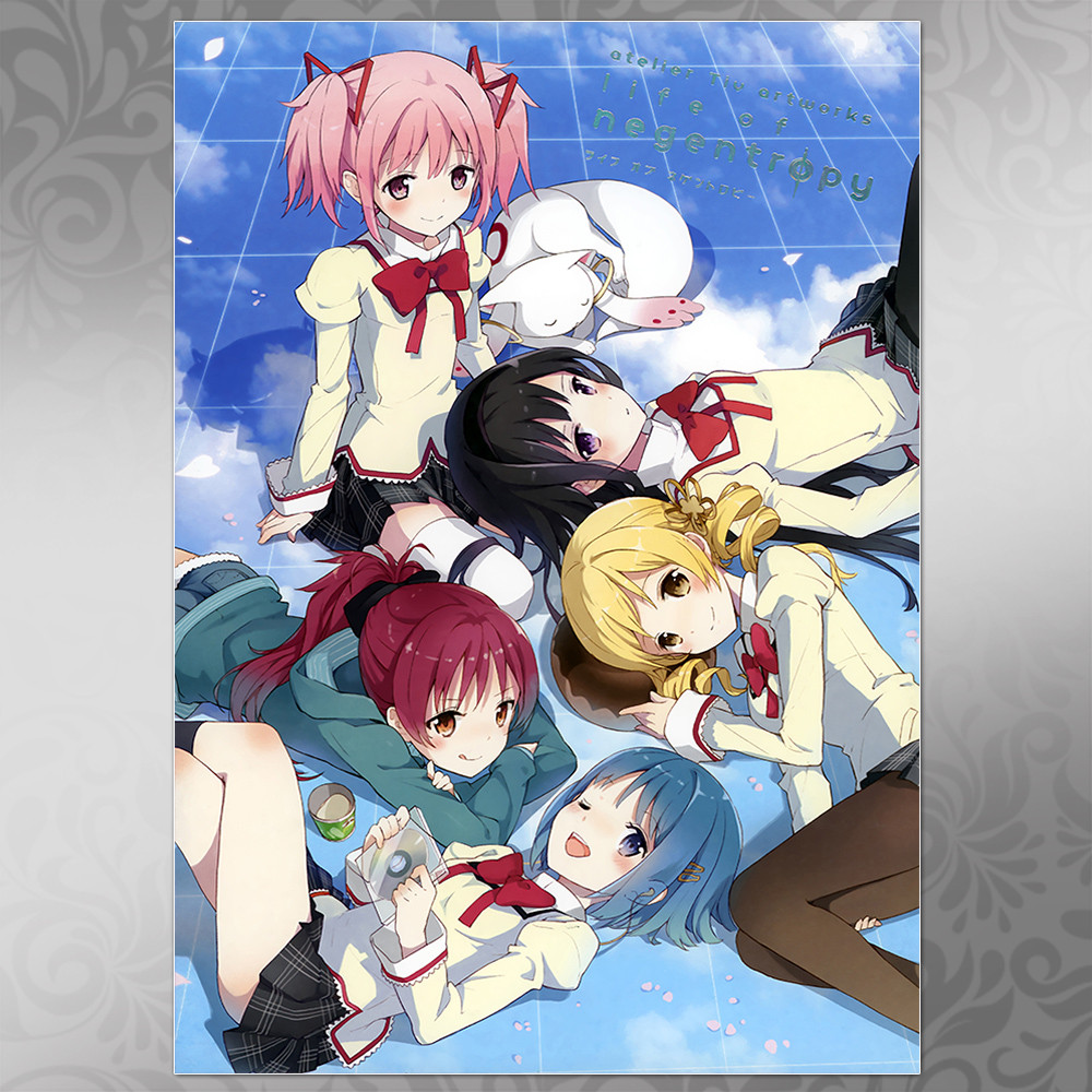Плакат А3 Аніме Mahou Shoujo Madoka Magica 001, фото 1