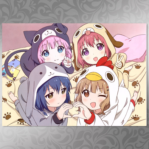 Плакат А4 Аніме Yuru Yuri 001, фото 1