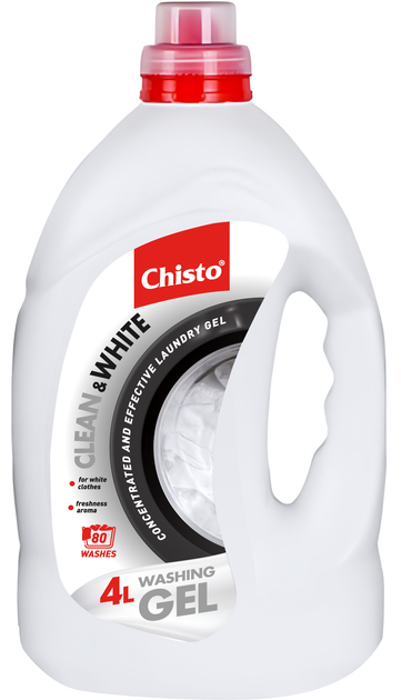 Гель для прання прання білих речей 4 л, Chisto, Арт.58846