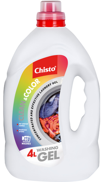 Гель для прання Chisto Clean&Color 4 л, Chisto, Арт.58845