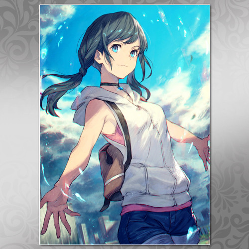 Плакат А4 Аніме Дитя погоди Tenki no ko 003, фото 1