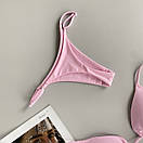 Купальник жіночий роздільний Yasmin ніжно-рожевий, фото 4