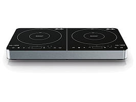 Німецька індукційна плита SilverCrest SDI 3500 Вт 2 конфорки, склокераміка