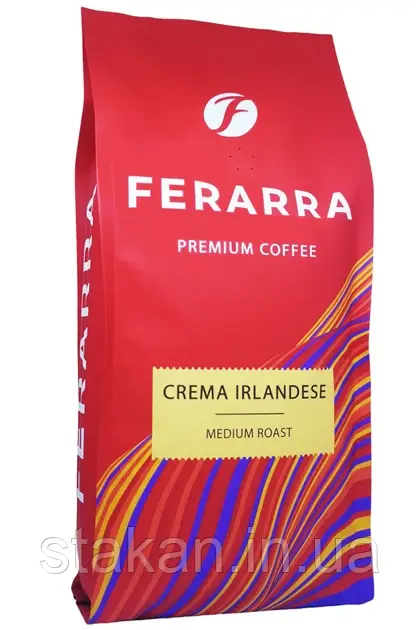 Кава в зернах Ferarra Crema Irlandese 1 кг (100% Арабіка)