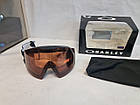 Гірськолижна маска Oakley Fall Line L (XL) Matte Black лінза Prizm Persimmon, фото 2