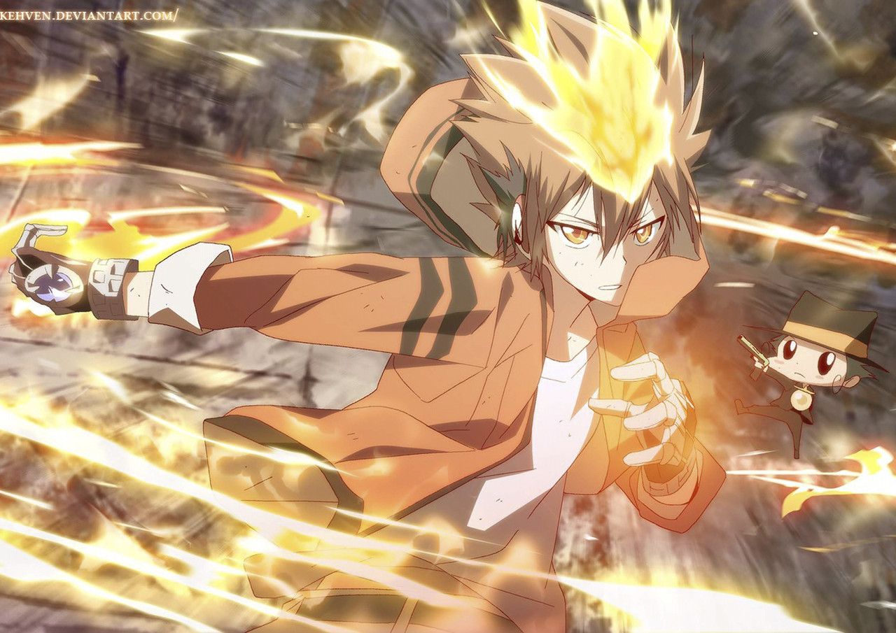 Плакат А3 Аніме Katekyo Hitman Reborn 002, фото 1