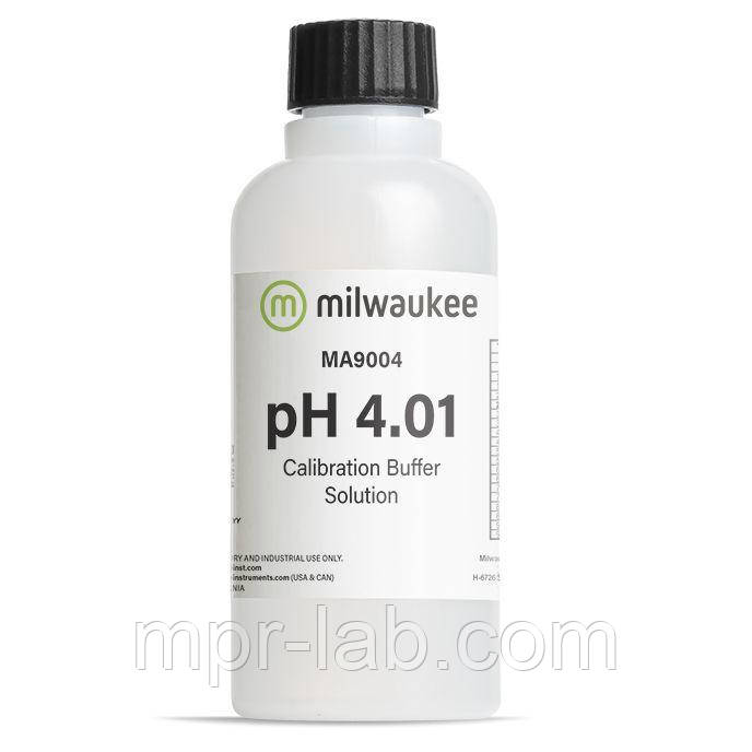 Розчин калібрувальний Milwaukee MA9004, pH 4.01 230мл, Угорщина