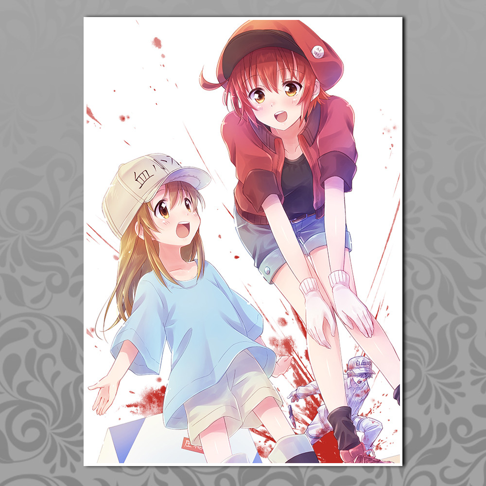 Плакат аніме Робота клітин А3 | Hataraku Saibou 005, фото 1