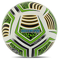 М'яч футбольний гібридна зшивка №5 PU HYBRID SOCCER STAR FB-5463