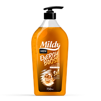 Гель для душу чоловічий Mildy 3в1 Energy Boost 750мл