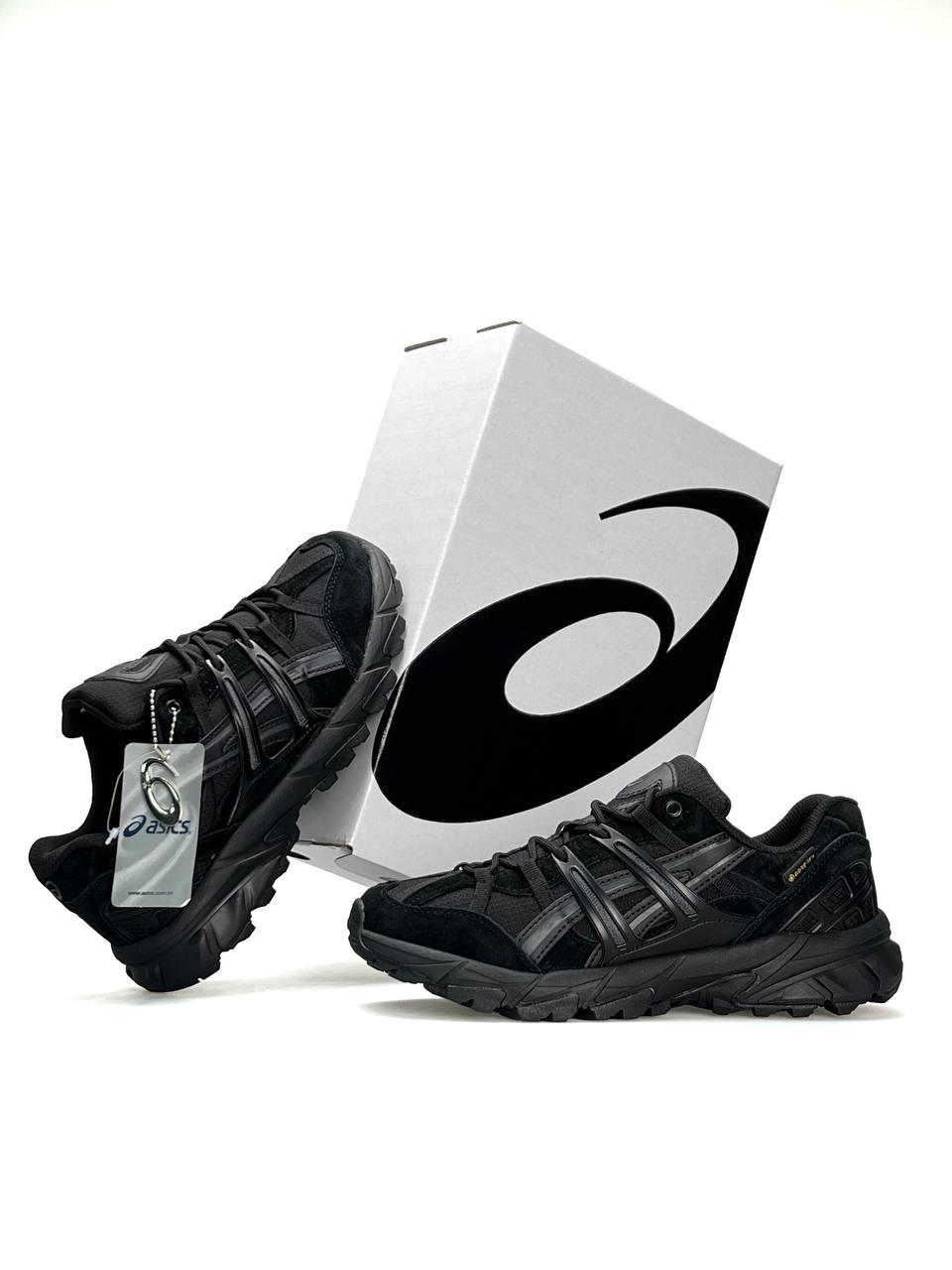 Чоловічі кросівки ASICS Gel-Sonoma 15-50 Gore-Tex Black, кеди Асікс замша текстиль водонепроникний. Чоловіче взуття