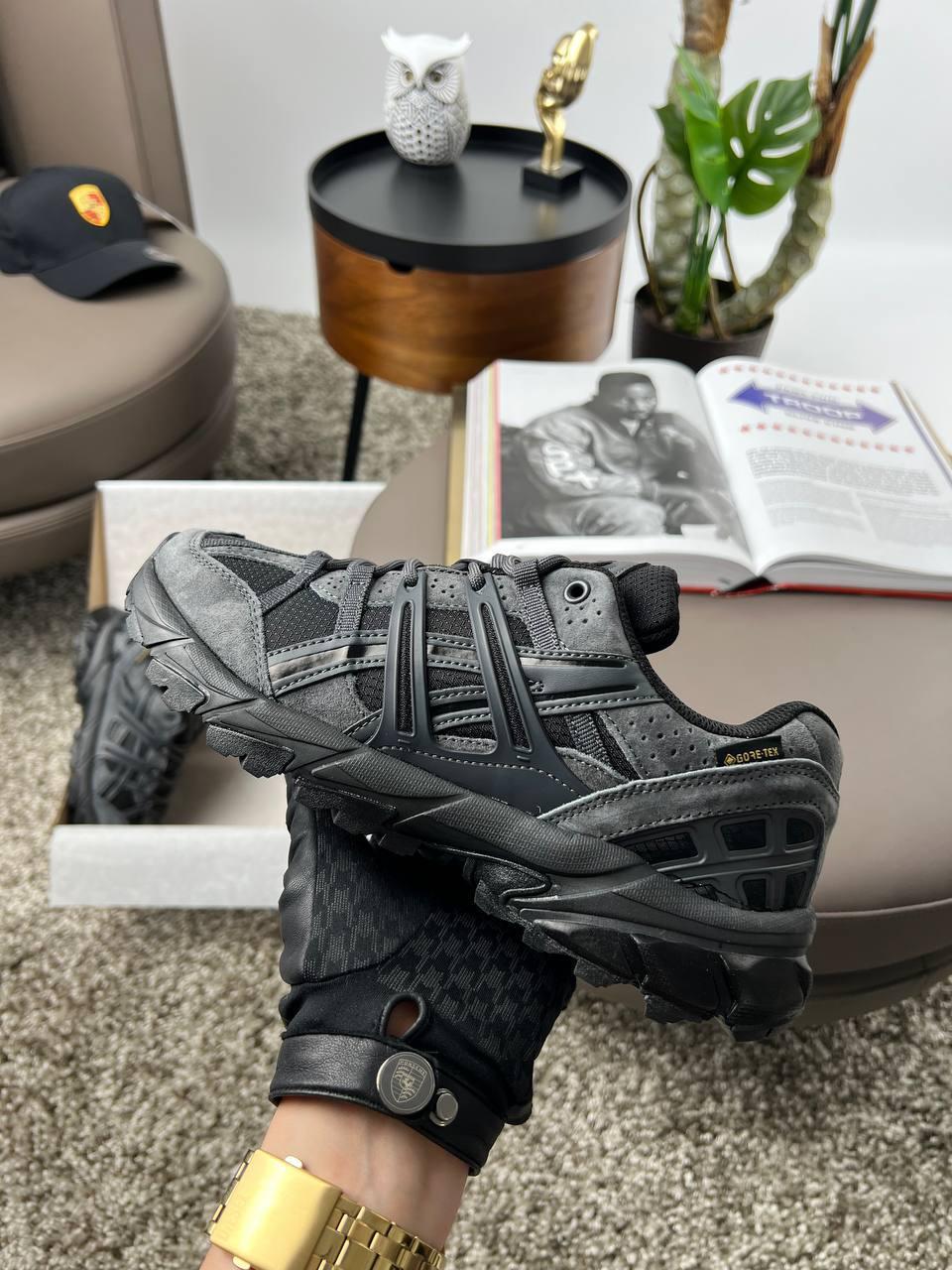 Чоловічі кросівки ASICS Gel-Sonoma 15-50 Gore-Tex Grey, кеди Асікс замша текстиль водонепроникний. Чоловіче взуття