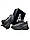 Чоловічі зимові кросівки Reebok Zig Kinetica 2.5 Edge Black Grey Orange Fur, Рібок шкіра текстиль водонепроникний, фото 3