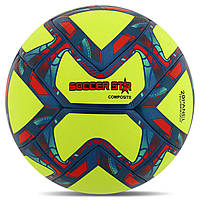 М'яч футбольний гібридна зшивка №5 PU HYBRID SOCCER STAR FB-6039